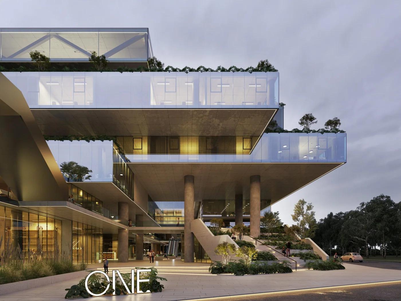 ONE Shop, Office &amp; Apartments: Un Oasis Arquitectónico que Transforma la Experiencia Urbana