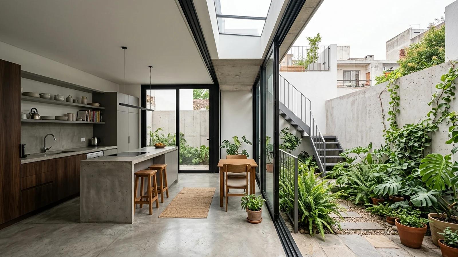 El Patio Inglés Redescubierto: Un Oasis Funcional en la Vivienda Argentina