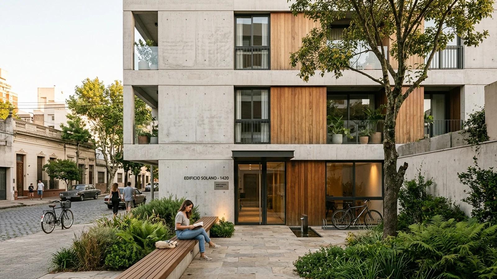 La Arquitectura Residencial Uruguaya: Equilibrio entre Imagen y Funcionalidad en Edificios Mixtos