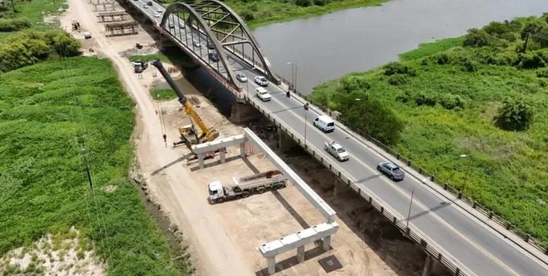 El nuevo Puente Carretero entre Santa Fe y Santo Tomé alcanza el 40% de avance