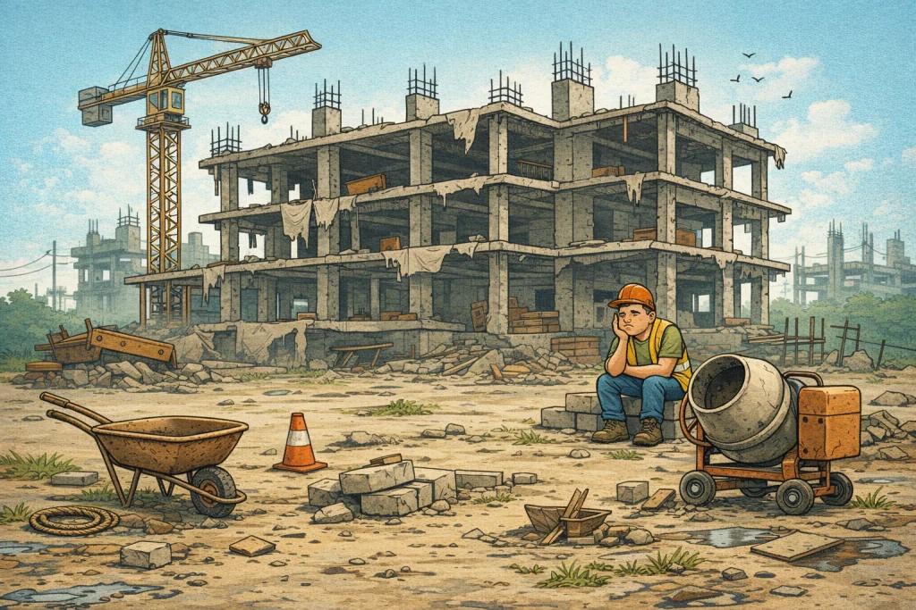 La construcción en Argentina acumula 15 meses de estancamiento y costos en dólares en alza constante