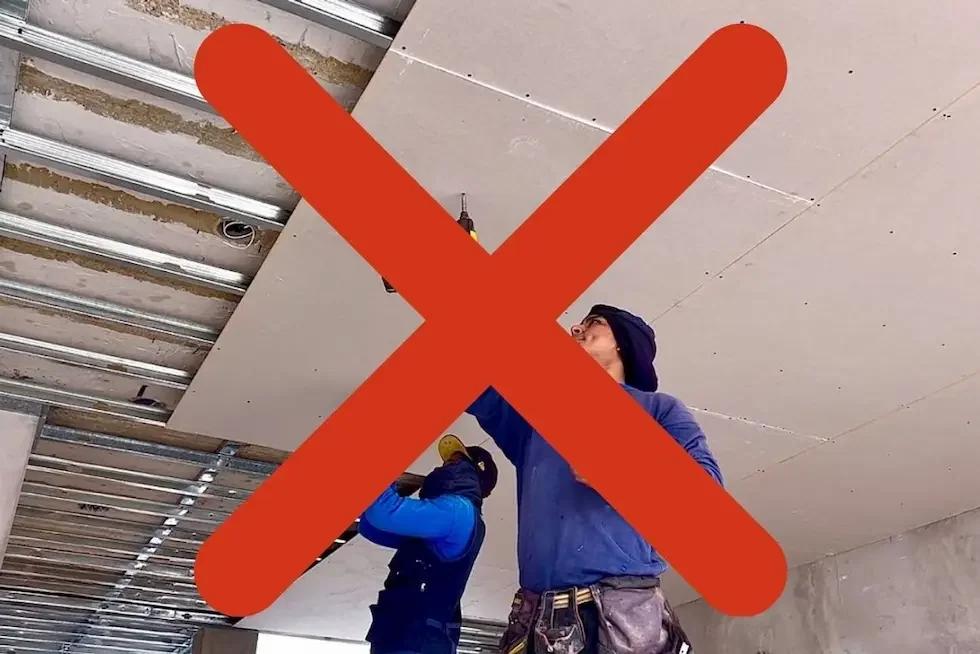 Paneles livianos con LED en seco reemplazan a la placa de yeso en cielorrasos