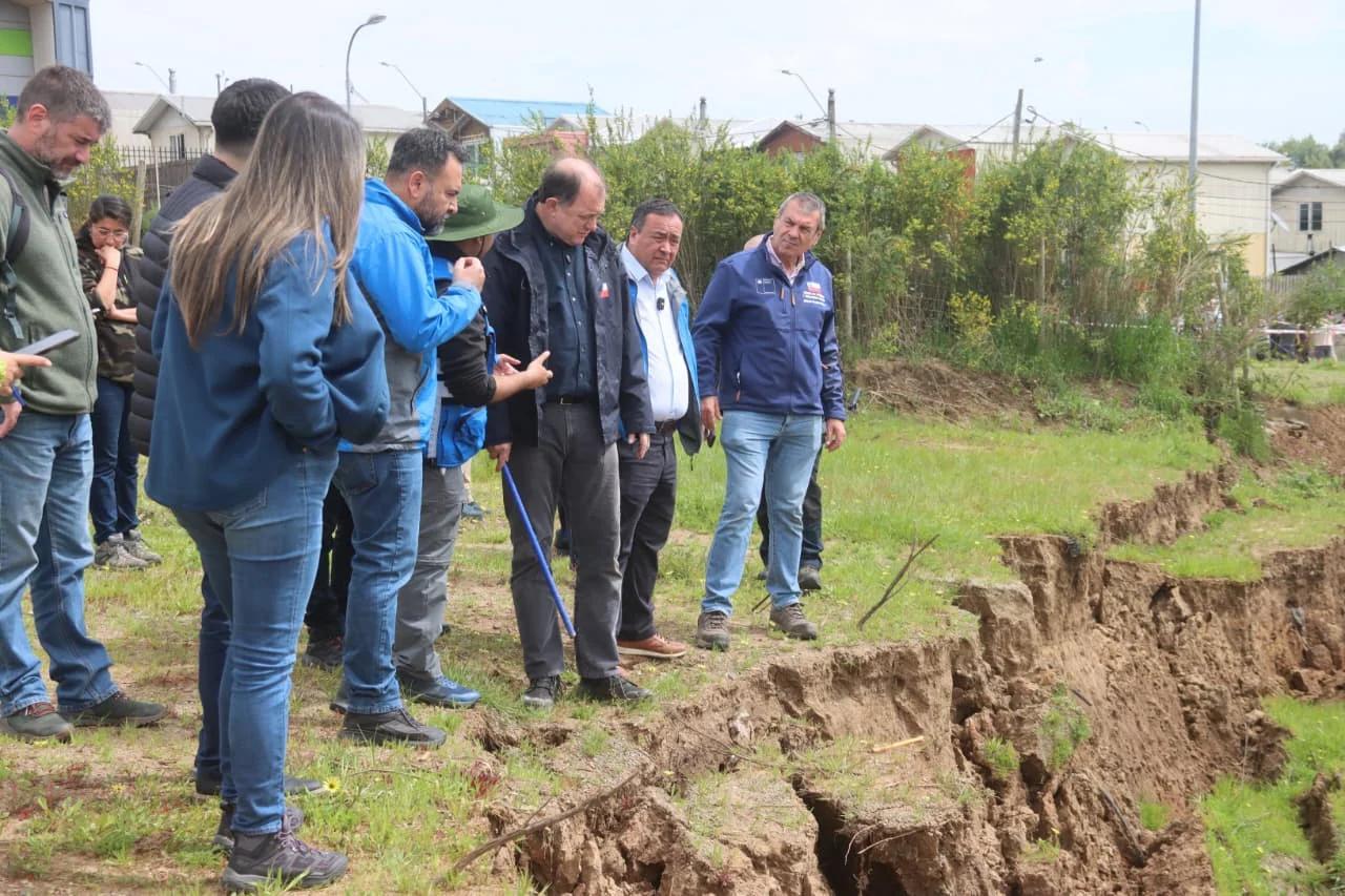 Minvu anuncia relocalización de 40 familias en Villa Mirador de Arauco