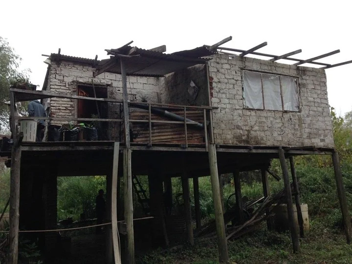 Casa ecológica en el Delta: vivienda sin servicios y materiales naturales