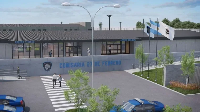 Avanza la construcción de alcaidía no penitenciaria modular en Avenida 27 de Febrero, Villa Soldati