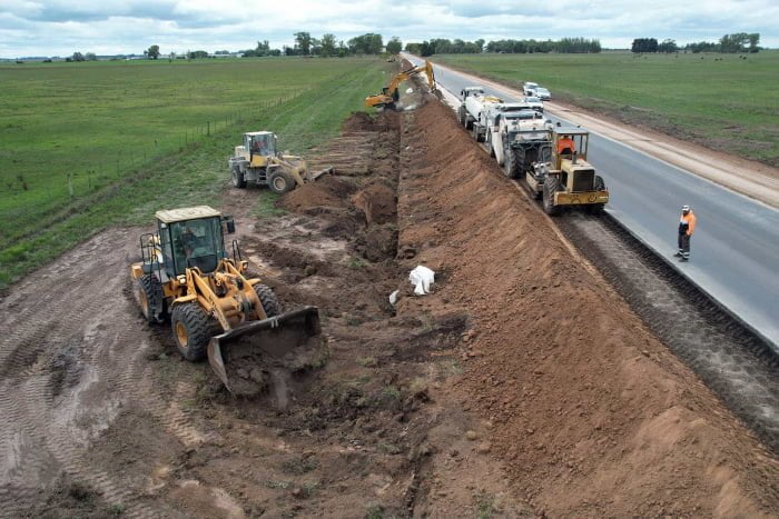 Avanza la obra de repavimentación de la Ruta Provincial Nº29