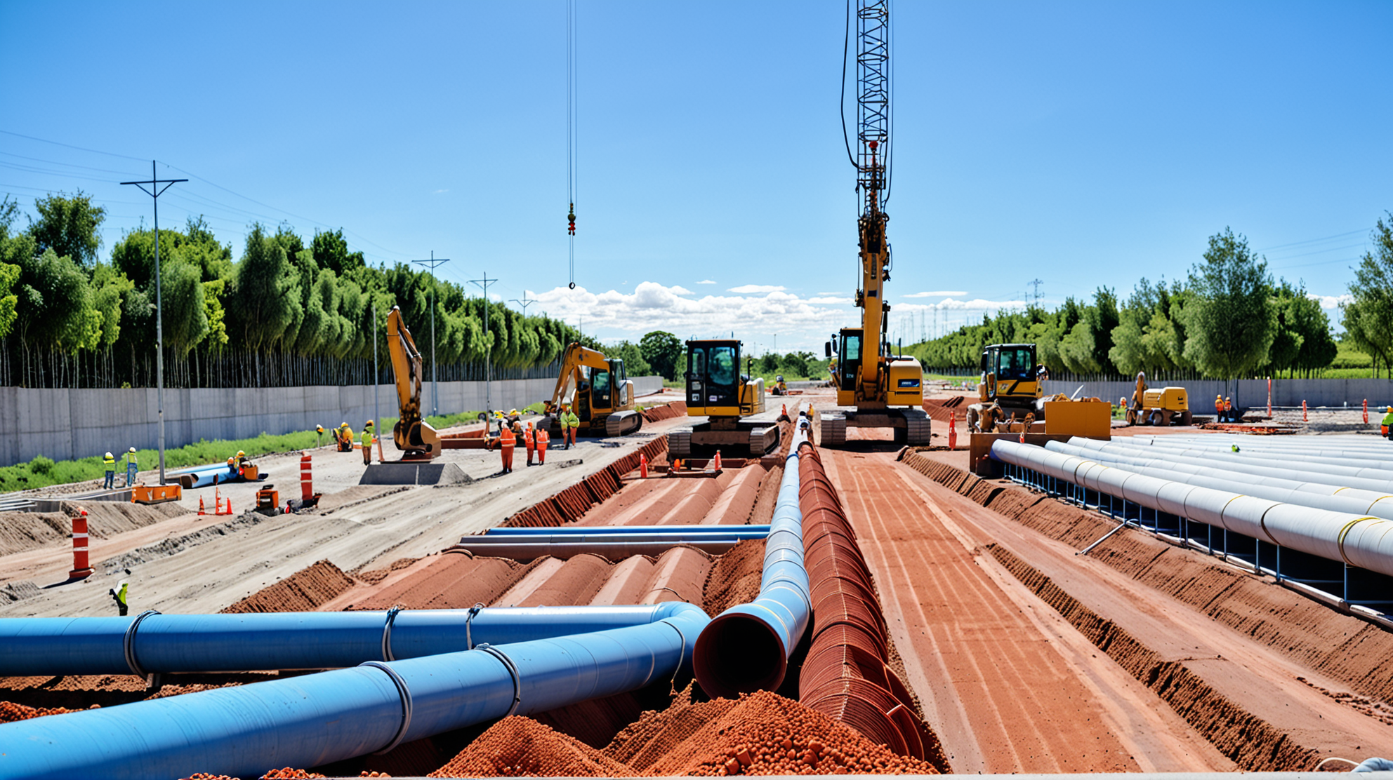 Optimización de Sistemas de Drenaje y Canalización en Grandes Proyectos de Construcción