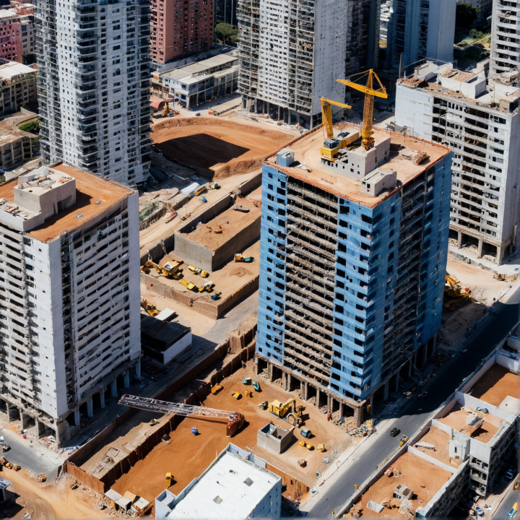 Construcción en Altura: Desafíos Laborales en Ciudades Saturadas