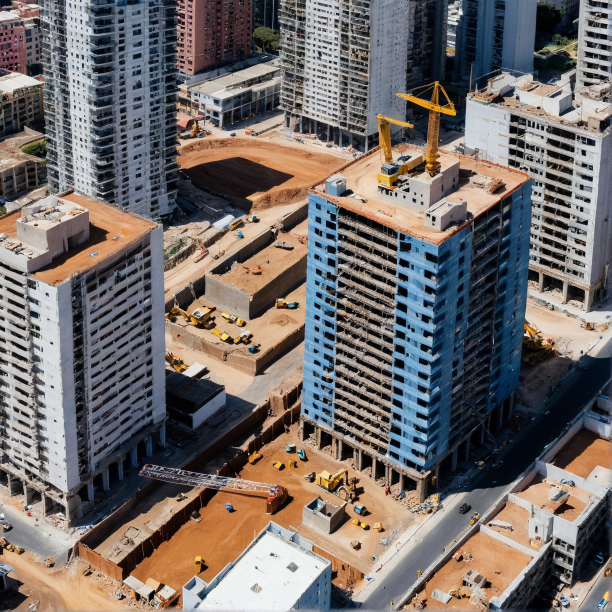 Construcción en Altura: Desafíos Laborales en Ciudades Saturadas