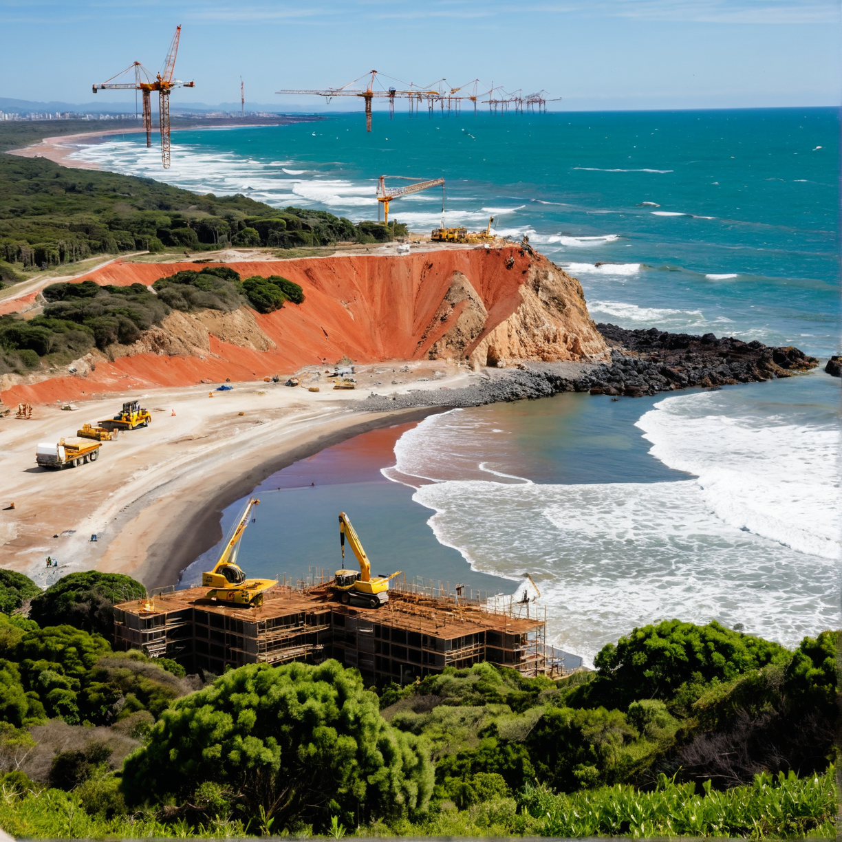 Construcción en Zonas Costeras: Innovación y Ética en un Entorno en Riesgo