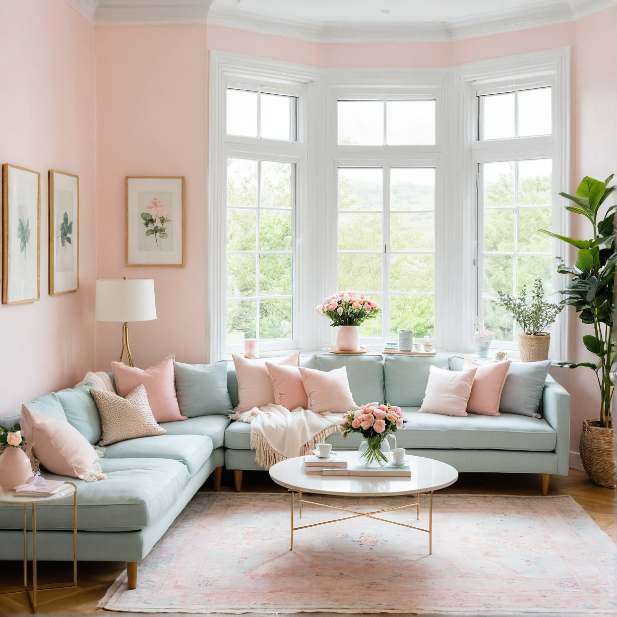 Interiores en Tonos Pastel: Un Viaje hacia la Armonía y Calidez