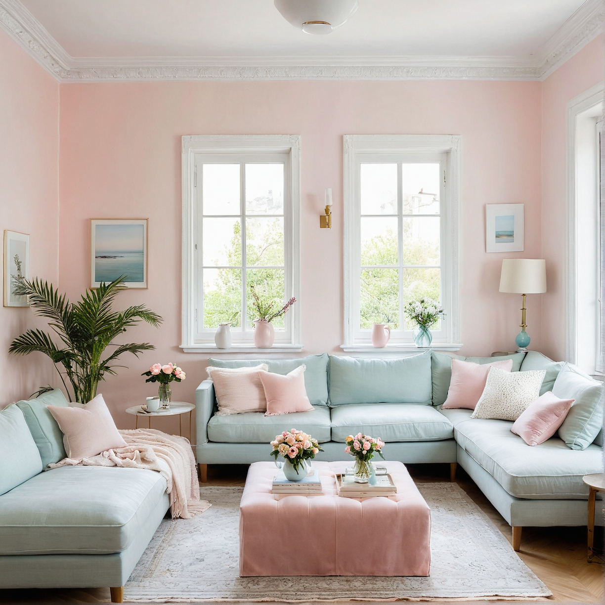 Interiores en Tonos Pastel: Un Viaje hacia la Armonía y Calidez