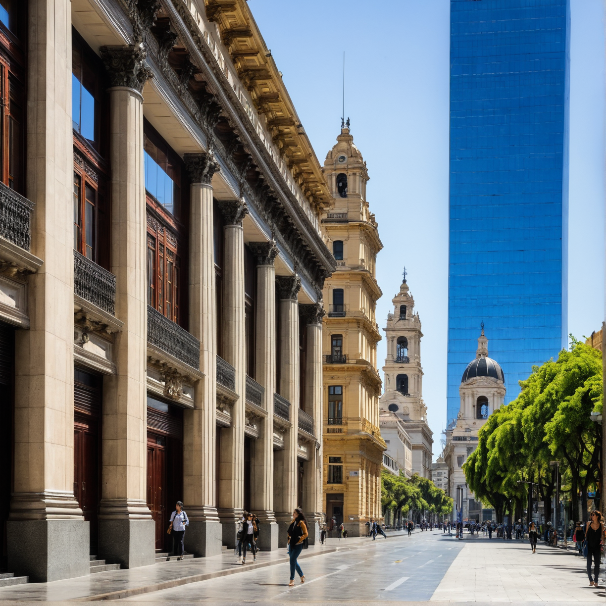 Arquitectura Neoclásica vs. Moderna: Un Diálogo Necesario en el Espacio Urbano