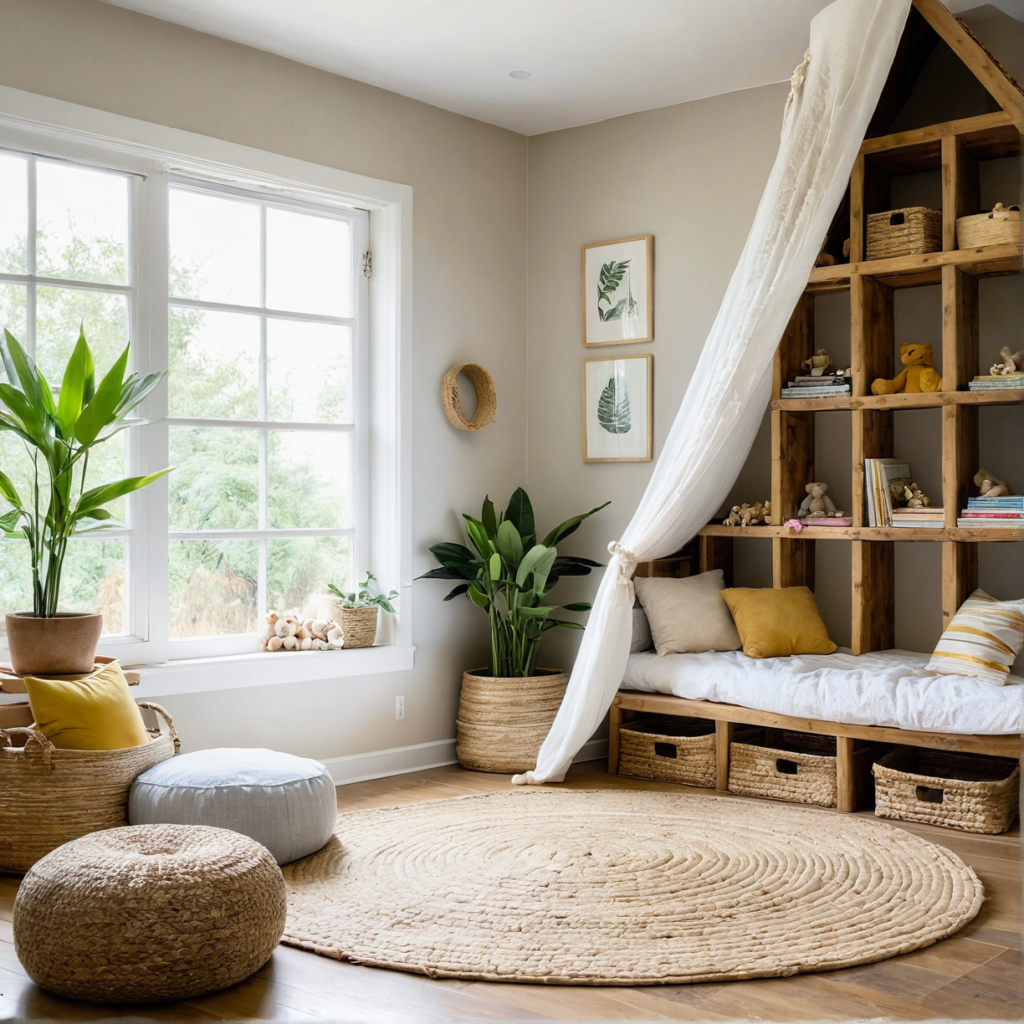 Habitaciones Infantiles: Un Refugio Moderno y Sostenible