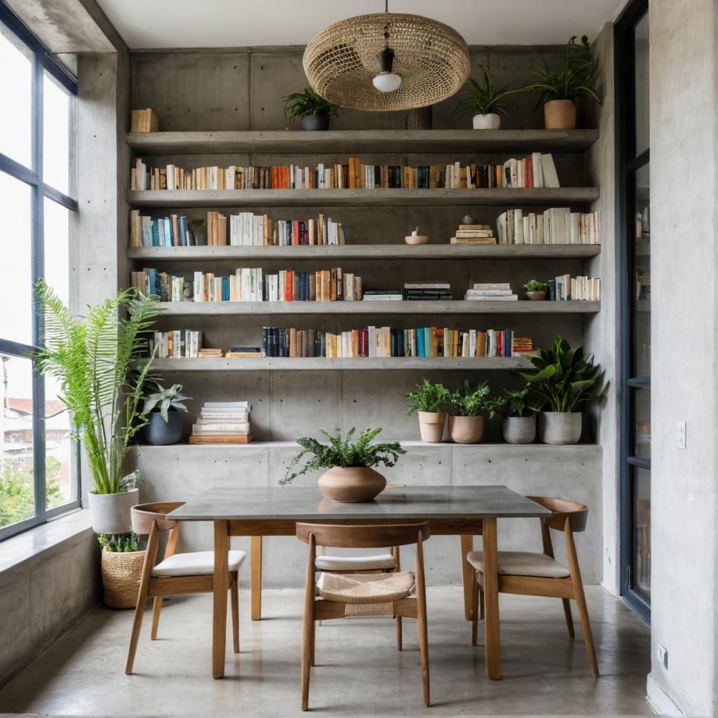 Mobiliario de Concreto: La Nueva Estética en Interiores Modernos