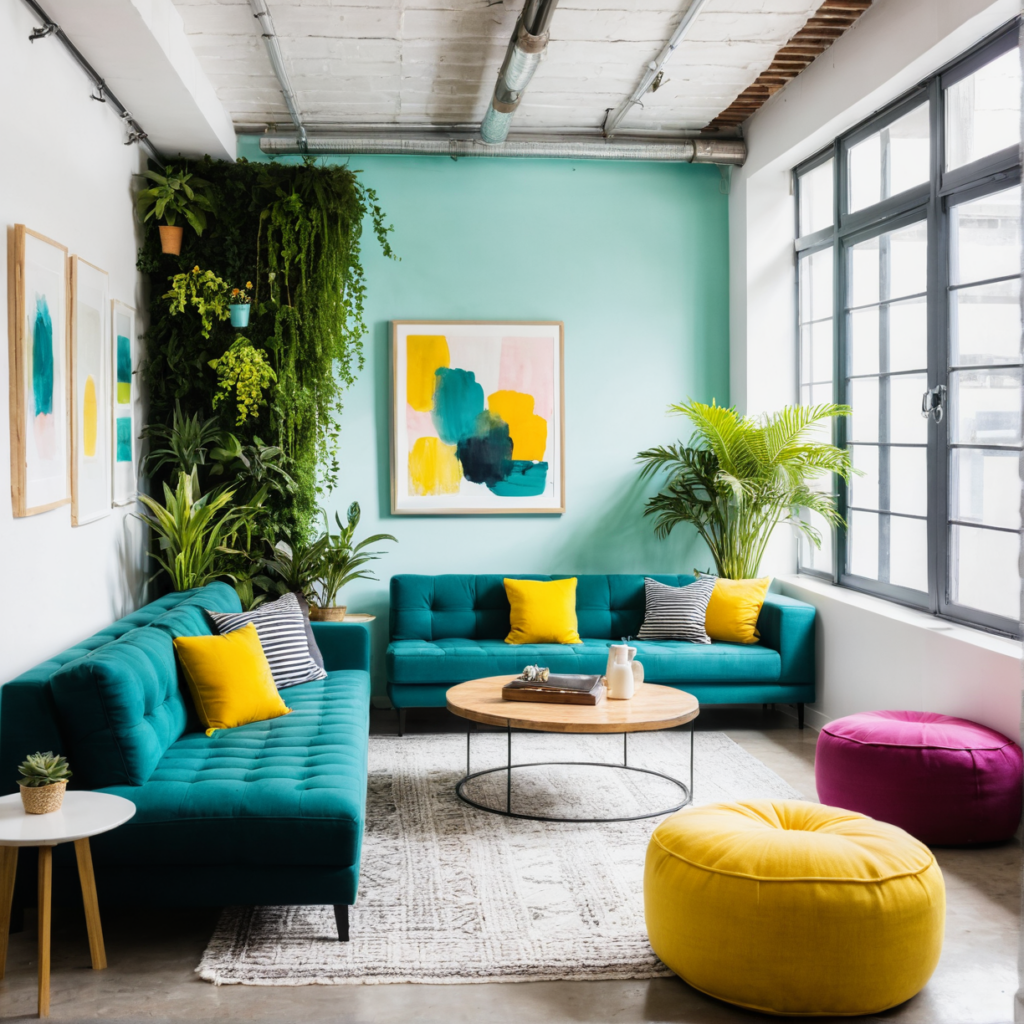 Interiores Vibrantes: Colores que Transforman Espacios y Bienestar