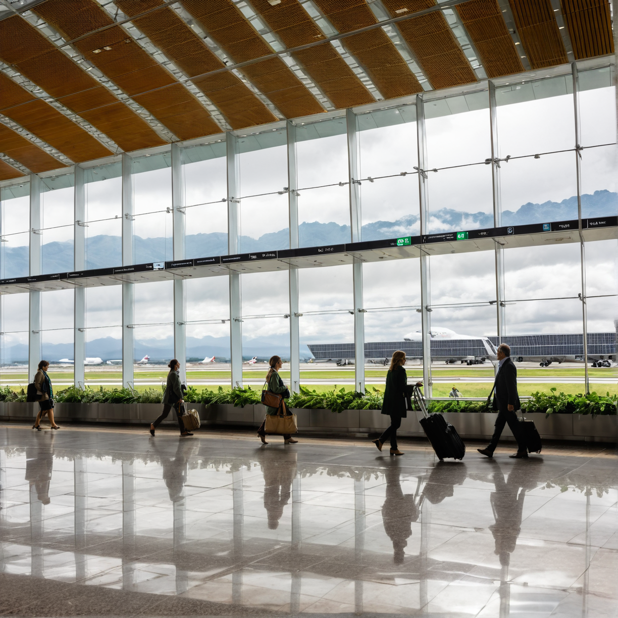 El Futuro de la Arquitectura Aeroportuaria: Sostenibilidad en el Aire