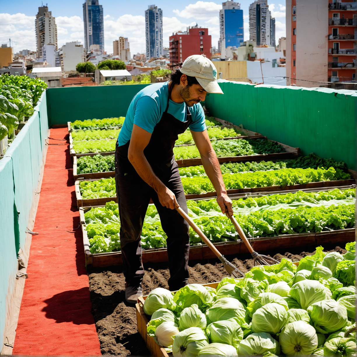 Cultivando el Futuro: Infraestructura para la Agricultura Urbana en Latinoamérica