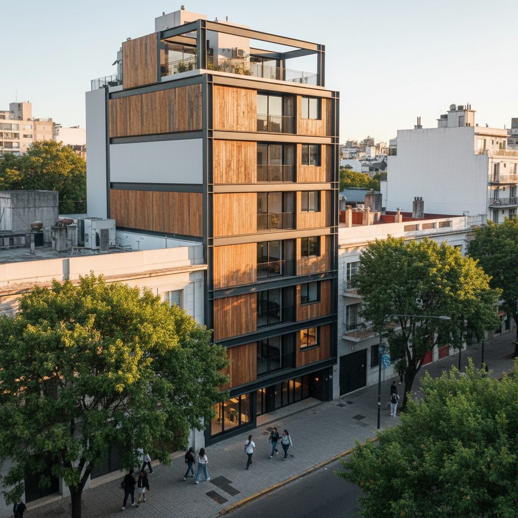 Edificios híbridos: la fusión de madera y acero que redefine el paisaje urbano