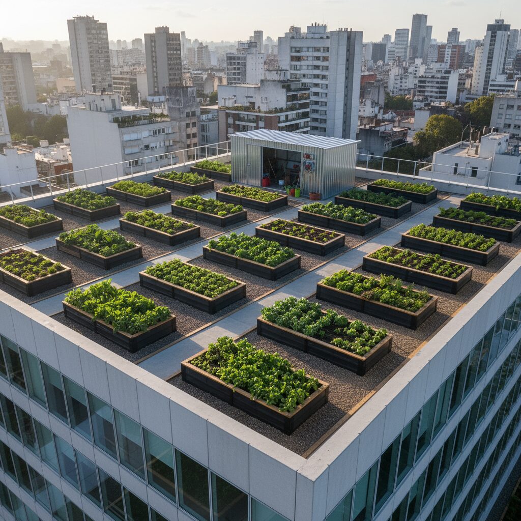 Cimientos Verdes en las Urbes: El Impulso de la Infraestructura para la Agricultura Local