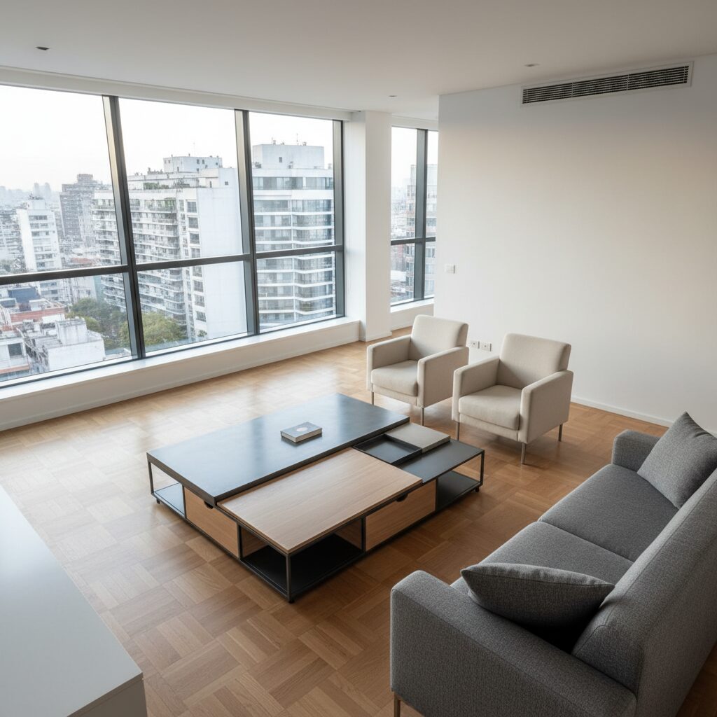 La Geometría Dinámica de las Mesas de Centro: Adaptación y Futuro