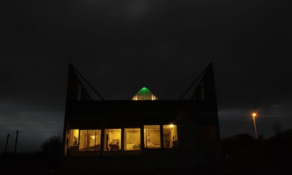 Vista trasera noche
